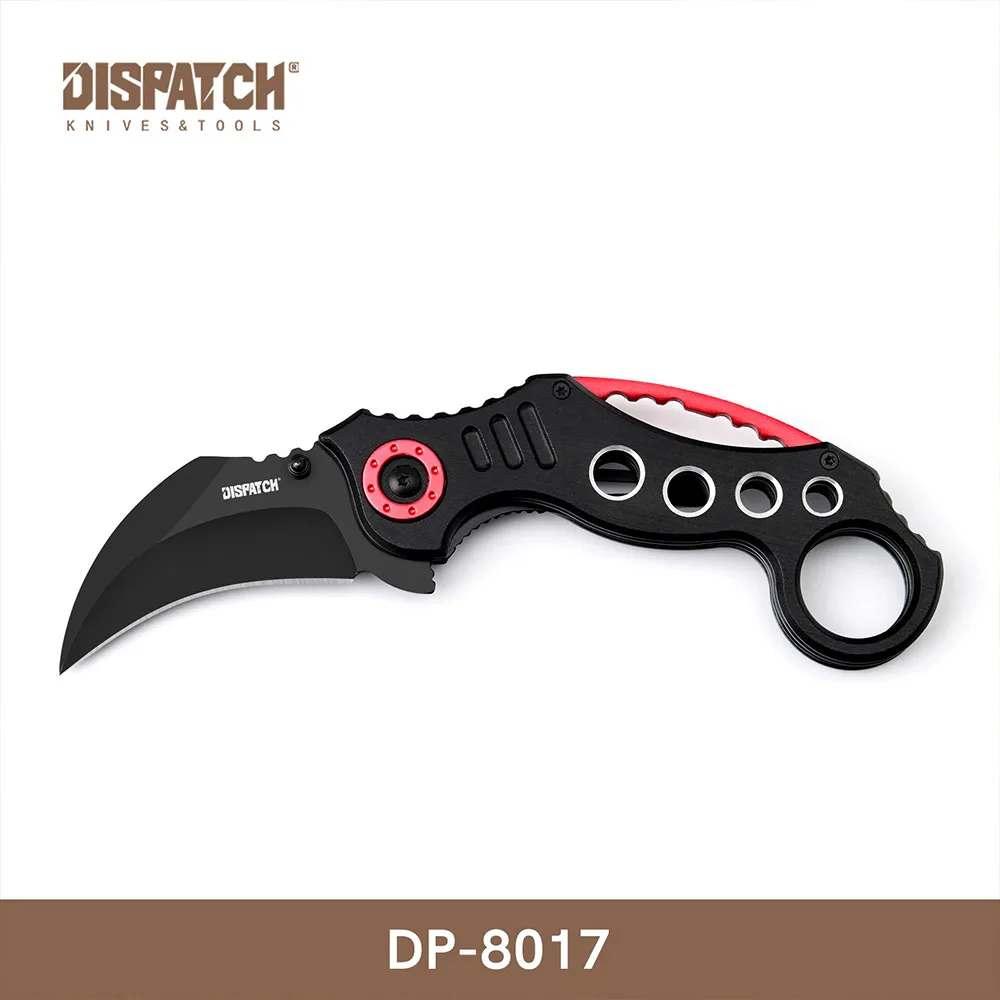 DIS Folding Kabit  CS GO Pocket Knives  Raptor Claw  with Black Oxide Blade Alum - £173.88 GBP