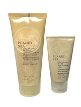 Avon Planet Spa African Shea Butter Hand &amp; Cuticle Crème &amp; Bath Wash ~ Lot Of 2 - £12.82 GBP