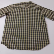 Columbia AM8022 Shirt Men's L Yellow & Gray Pocket Button Down Long Sleeve Shirt image 13
