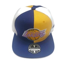Mitchell &amp; Ness Los Angeles Lakers Fitted Hat Cap Size 7 Reload 2.0 Pinwheel - £22.14 GBP