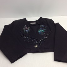 Wanted By Beads Beautiful Size M Western South West Black Bolero Jacket ... - £58.66 GBP