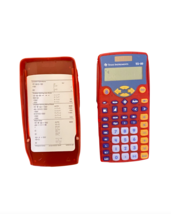 New Texas Instruments TI-10 Dual Power 2-Line Elementary Calculator Red ... - £13.97 GBP