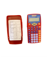 New Texas Instruments TI-10 Dual Power 2-Line Elementary Calculator Red ... - £14.24 GBP