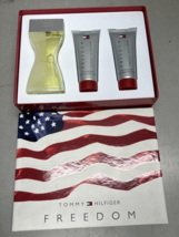 TOMMY HILFIGER Freedom Her Eau de Toilette Perfume Lotion Wash 3.4oz 2.5oz 3Pc - £237.59 GBP