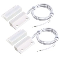 uxcell Surface Mount Wired NC Door Sensor Alarm Magnetic Reed Switch Whi... - $13.99