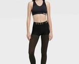 DKNY Women&#39;s Lurex Rib Control Top Tights Style-DYF050 Black/Gold All Sizes - $12.57