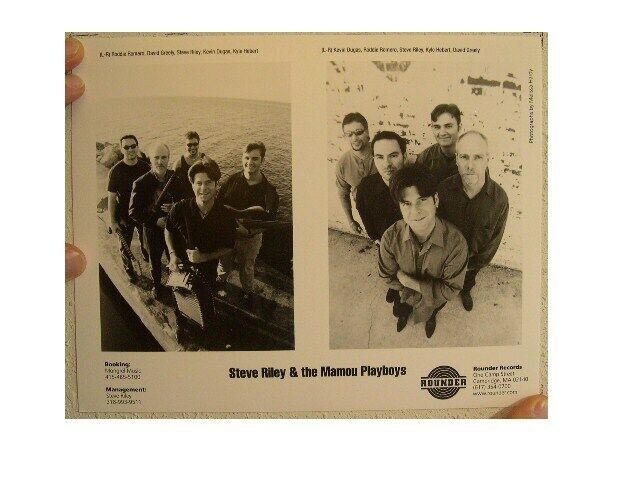 Steve Riley &amp; The Mamou Playboys Press Kit Photo - $26.96