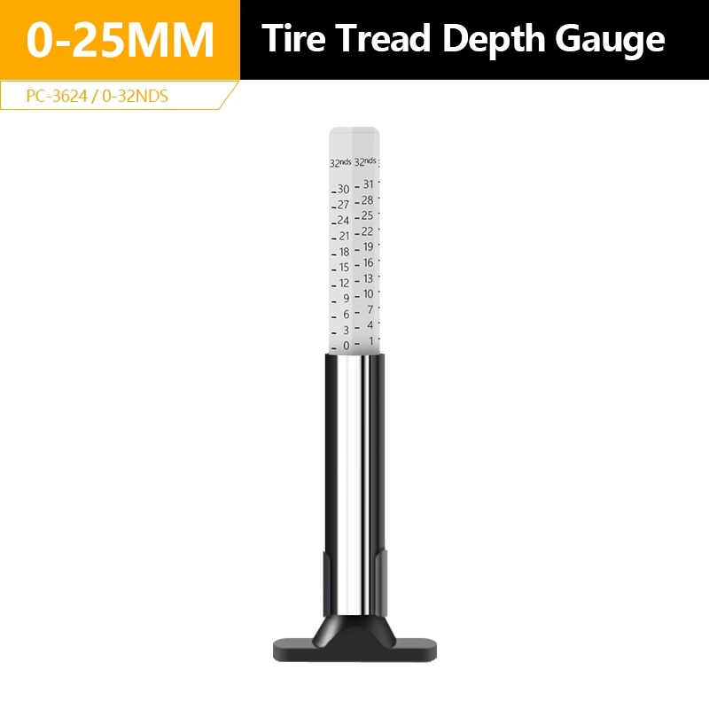 Car tyre tire depth gauge meter digital measuring pen auto thickness pattern ruler 25mm thumb200