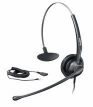 Yealink Headset YHS34 Mono - One Ear Headphones - with RJ Connection Cable - £31.50 GBP