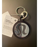 Lululemon Logo Key Chain Black Silver SLVRBLK LU9AX7S NWT - $13.62 CAD