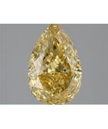 Pear Cut 2.14 Cts Fancy Vivid Yellow VVS2 IGI Certified Lab Grown CVD Di... - €595,85 EUR