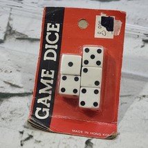 Vintage 6-Sided Dice Pack Of 5 Game Replacement New Old Stock Hong Kong  - $9.89