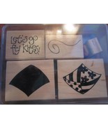 Close To My Heart Ctmh Rubber Stamp Set Go Fly Kites S480 Used - £11.78 GBP