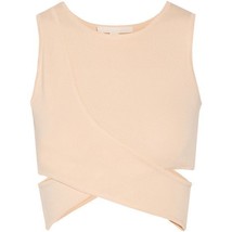 NWT Jonathan Simkhai Peach Cutout Crop Knit Top XS - £68.37 GBP