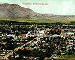 Vtg Postcard 1907 Panorama of Riverside California - Newman Post Card Co - £12.04 GBP