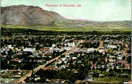 Vtg Postcard 1907 Panorama of Riverside California - Newman Post Card Co - £12.10 GBP