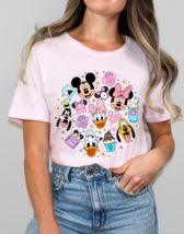 Disney Mickey &amp; Friends Graphic Tee T-Shirt For Women Moms - £18.07 GBP