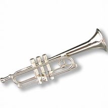 Silver Trumpet 1.729/2 Reutter Porcelain Music DOLLHOUSE Miniature - £21.31 GBP