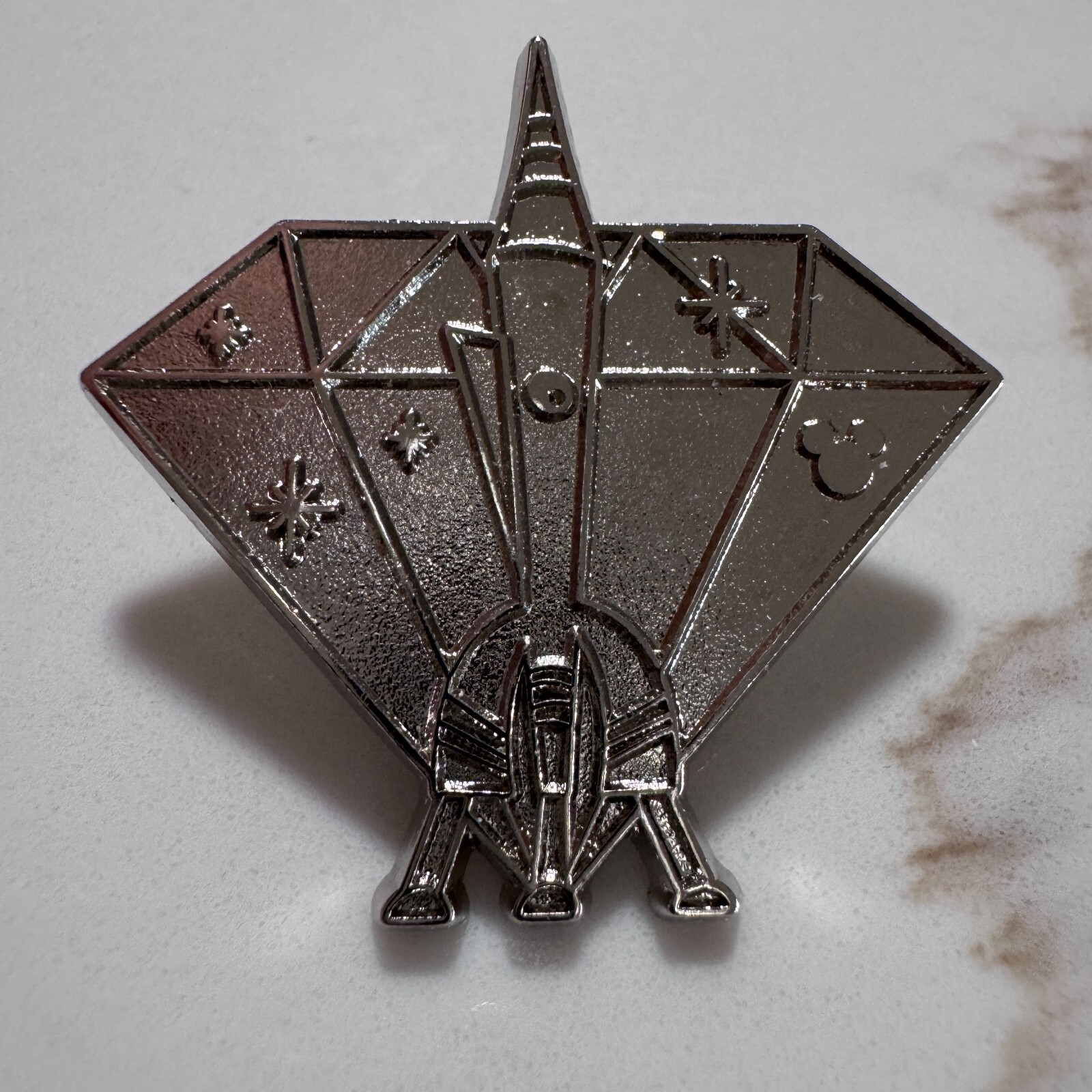 Disney DLR Rocket to the Moon Chaser Diamond Attractions 2015 Pin - $10.88