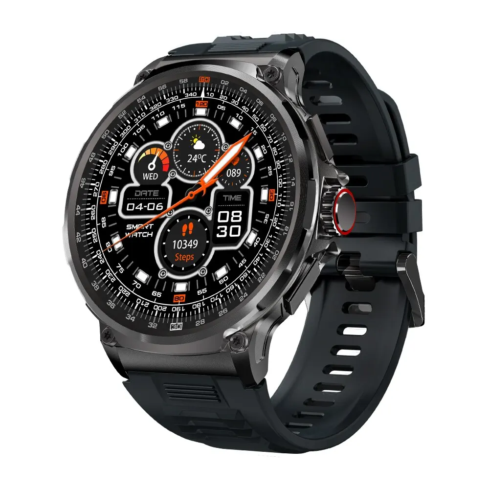 V69 1.85 Inch HD Bluetooth Call Smart Watch Men Sports Fitness Tracker Heart Mon - £93.94 GBP