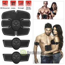 Electric Muscle Toner Ems Fitness Machine Toning Belt Abs Workout Gym Fa... - $31.99