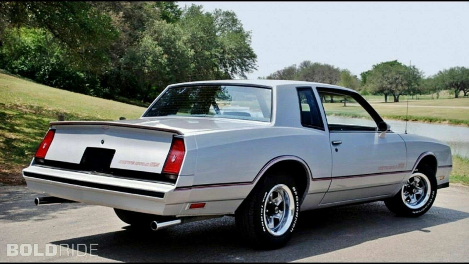 1985 CHEVY MONTE CARLO SS (grey) POSTER 24 X 36 INCH - $21.77