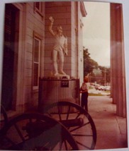 Vintage Statue Of Ethan Allen Montpelier Vermont 1984 Color Photo - $1.99