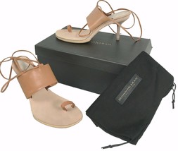 NEW Donna Karan New York Collection Shoes! 9.5 Strappy Open Toe Heels Rust Brown - £129.47 GBP