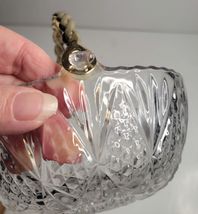 Mikasa Glass Basket Candy Dish with Gold Handle image 3