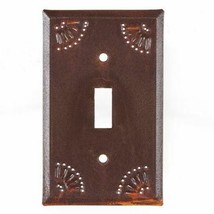 Single Switch Cover with Chisel in Rusty Tin -Pack 6 - £41.56 GBP