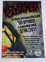 Polkadot Cadaver Promo Flyer Sex Offender Rottenrecords 2011 Dog Fashion... - €17,35 EUR