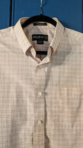 Eddie Bauer Mens M Button Up Shirt Wrinkle Resistant Relaxed Casual Short Sleeve - £11.51 GBP