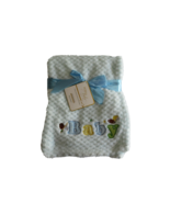 Posh Baby Pale Blue BABY Blanket 30&quot;x40&quot; NWT Soft Textured Sports Ball A... - $212.97 MXN