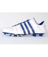 Adidas Scorch 8 Superfly White &amp; Blue Low Football Cleats Mens NEW - £48.06 GBP
