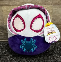 Squishmallows Spidey Gwen Ghost Spider Disney Junior 8” Plush NWT - £9.96 GBP
