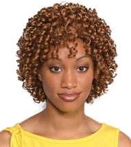 Fashion women short curly Aneesa wig Auburn