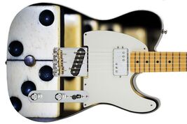 Guitar Skin Axe Wrap Re-skin Some Good Old School Cool Dominos 572 - $44.50