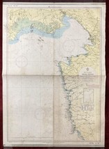 Nautical Chart Grado Rovinj Adriatic Sea Dalmatia Croatia Yugoslav Navy - £58.96 GBP