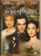 The Age Of Innocence Daniel Day-Lewis Michelle Pfeiffer Winona Ryder R2 Dvd - £9.47 GBP