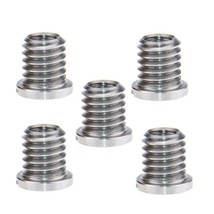 5 Pieces Threaded Screw Adapter 1/4"-20 Female To 3/8"-16 Male For Dslr Tripod M - £15.81 GBP