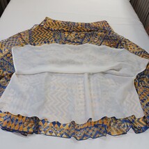 Ruby Rd. RN#107680 Women's Yellow/Blue Pleated Pull-On Skirt Size 16 image 8