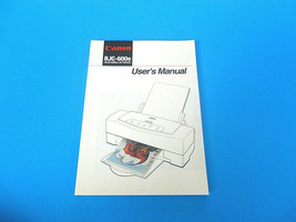 CANON BJC-600e Color Bubble Jet Printer User&#39;s Manual 1994 - £7.78 GBP