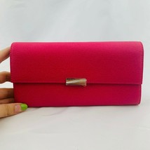 NWT FURLA Saffiano Leather Classic Flap Long Wallet Gloss 030 757681 - £115.62 GBP