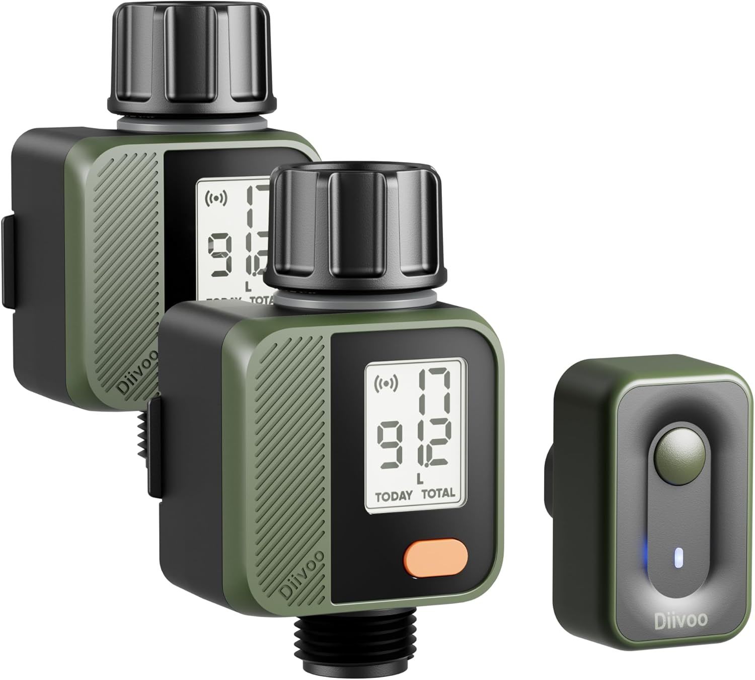 Diivoo Wifi Water Flow Meter, Smart Water Meter For Garden, Lawn Sprinkl... - $47.92