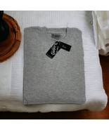 NEW Long Sleeve Waffle Knit Shirt Gray 2XL / XL Empire Bigland VTG NOS - £9.43 GBP