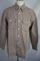 Duluth Trading Men&#39;s Heavy Cotton Button Front Shirt Size M - £13.42 GBP