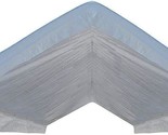 White, 10&#39; X 20&#39; Heavy Duty Waterproof Valance Canopy Cover. - £144.22 GBP