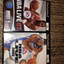 Lot of 2 NBA Live 05/07 Sony PlayStation 2, 2004) Complete with Manual - £7.41 GBP