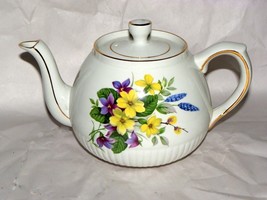 Woods &amp; Sons Ellgreave Ironstone Floral Teapot Made in England - £19.77 GBP