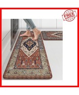 Farmhouse Style Anti-Fatigue Kitchen Rugs - Non-Slip, Stain-Resistant Co... - $70.23 CAD